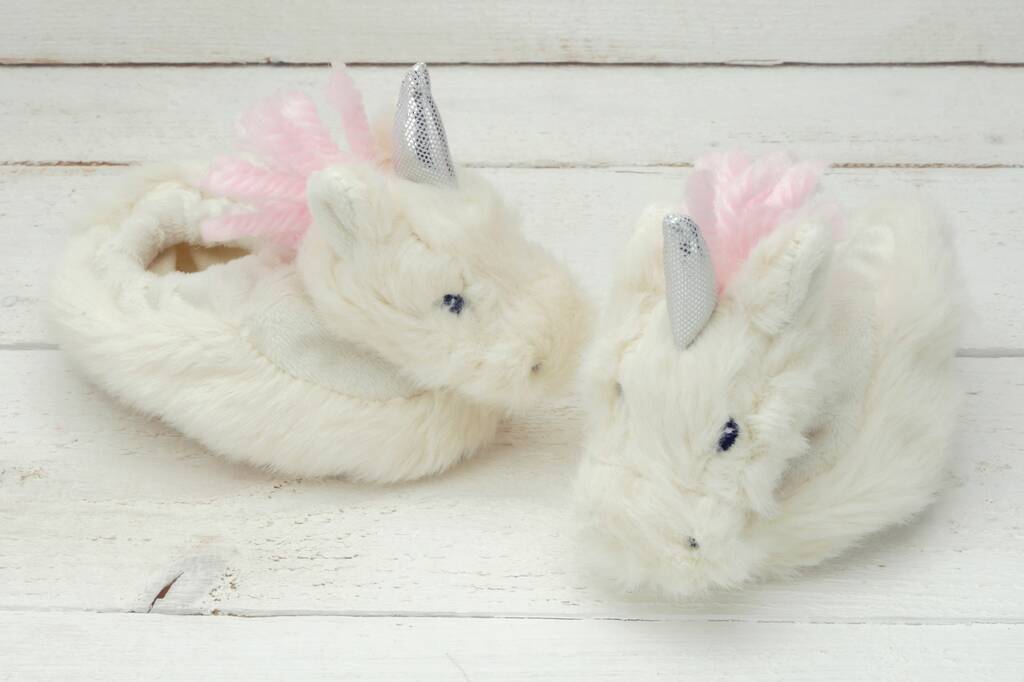 baby unicorn slippers