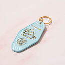 Motel Style Key Ring By Oh, Laura | notonthehighstreet.com