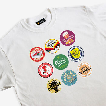 Liverpool Beer Mats 1st Edition T Shirt, 4 of 4