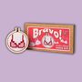 Bravo! Mini Cross Stitch Kit, thumbnail 1 of 2