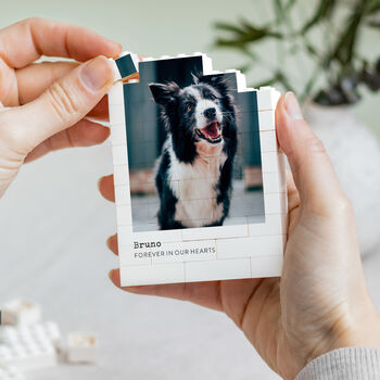 Personalised Pet Memorial Memory Block Keepsake, 7 of 9