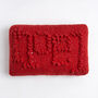 Christmas Noel Cushion Easy Knitting Kit, thumbnail 5 of 10