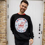 Christmas Rock And Roll Men's Christmas Jumper, thumbnail 1 of 4