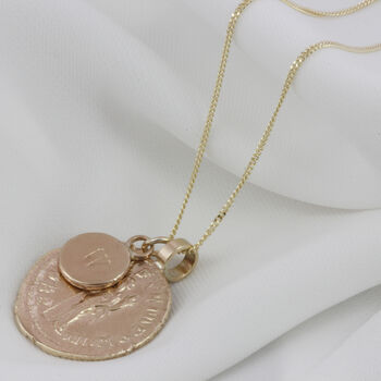 Personalised Golden Goddess Necklace In 9ct Solid Gold, 5 of 5