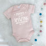 Mummy You're Amazing Happy Mother's Day Babygrow, thumbnail 2 of 9