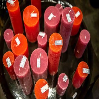 Luxury Candle Coral Red, 5 of 5