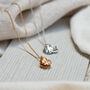 Gaia Sterling Silver Oyster Shell And Pearl Necklace, thumbnail 7 of 11