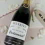 Personalised Be My Bridesmaid Champagne Label, thumbnail 1 of 2