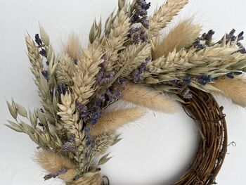 Mini Dried Flower Natural Wreath, 3 of 5