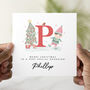 Personalised Cute Grandson Christmas Card, thumbnail 1 of 3