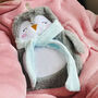 Personalised Baby Gown With Penguin Hot Water Bottle, thumbnail 2 of 12