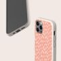 Pink Rain Dots Biodegradable Phone Case, thumbnail 2 of 7