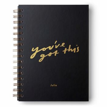 You've Got This Hardback Personalised Notebook, 8 of 8