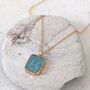 The Rectangle Amazonite Necklace, thumbnail 1 of 8