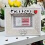 Personalised Grandson Photo Frame Birthday Gift, thumbnail 2 of 7