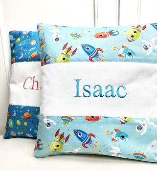 Outer Space Name Cushion, 5 of 11