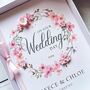Personalised Wedding Card: Cherry Blossom Design, thumbnail 6 of 11