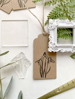 Snowdrop Clear Rubber Stamp, 8 of 9