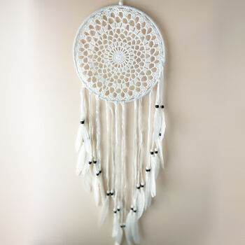 Black Or White Large Dream Catcher, 2 of 7
