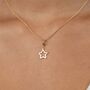18ct Gold Open Star Necklace, thumbnail 4 of 4