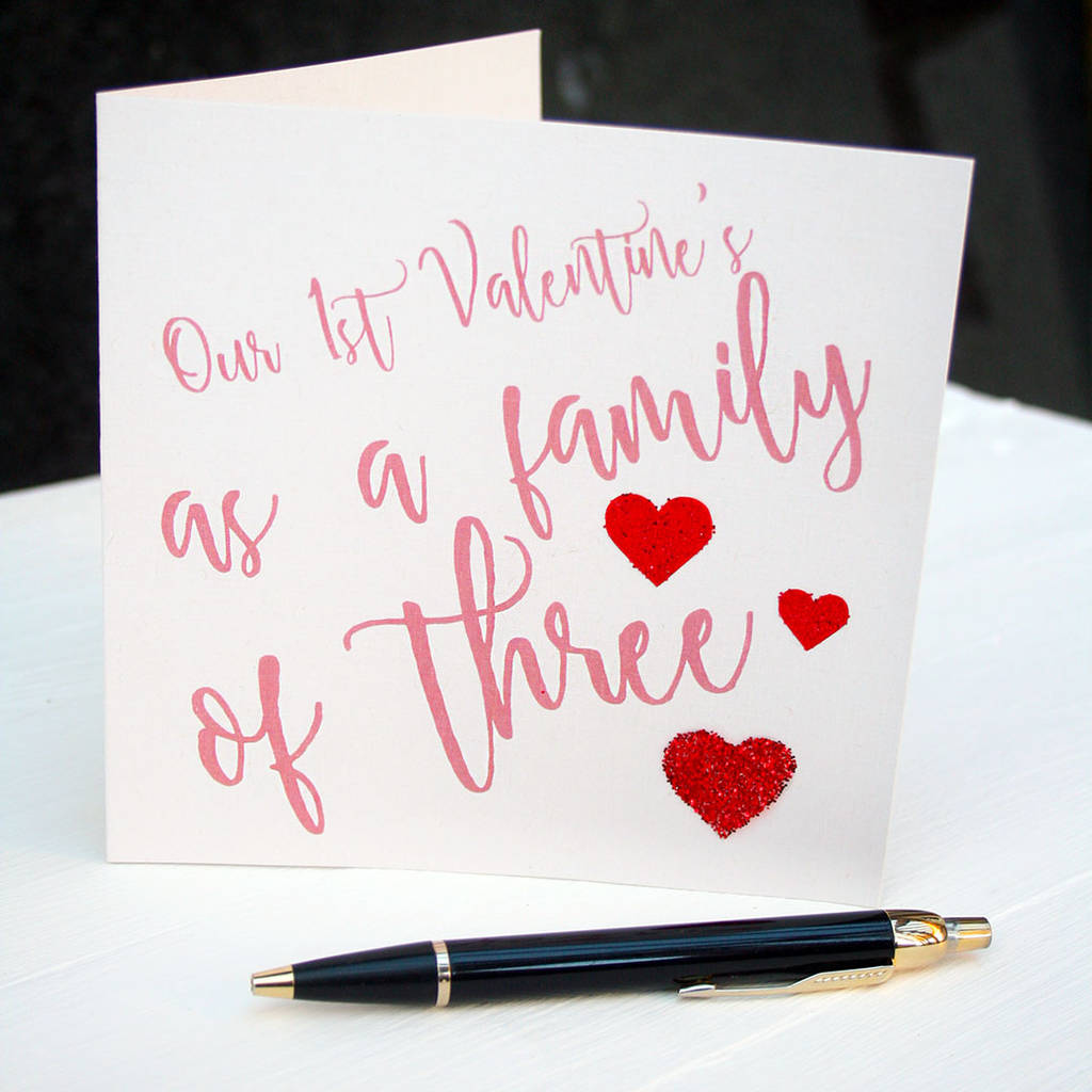 First Family Valentine s Card By Juliet Reeves Designs 