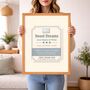 Sweet Dreams Quote Print With Memory Foam Design, thumbnail 4 of 7