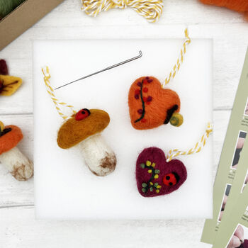 Needle Felting Kit Autumn, 9 of 11