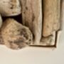 43cm Square Handmade Driftwood Wall Mirror, thumbnail 6 of 10