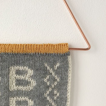 'Be Brave' Motivational Knitted Banner, 5 of 11
