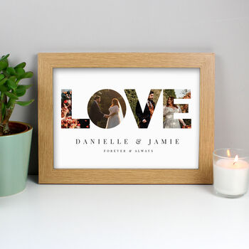 Personalised Photo Love Framed Print, 6 of 10