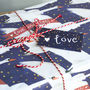 'Starry Swan' Recycled Christmas Wrapping Paper Pack, thumbnail 2 of 7