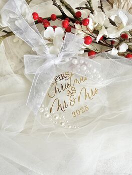 First Christmas As Mr And Mrs Ornament, 5 of 6