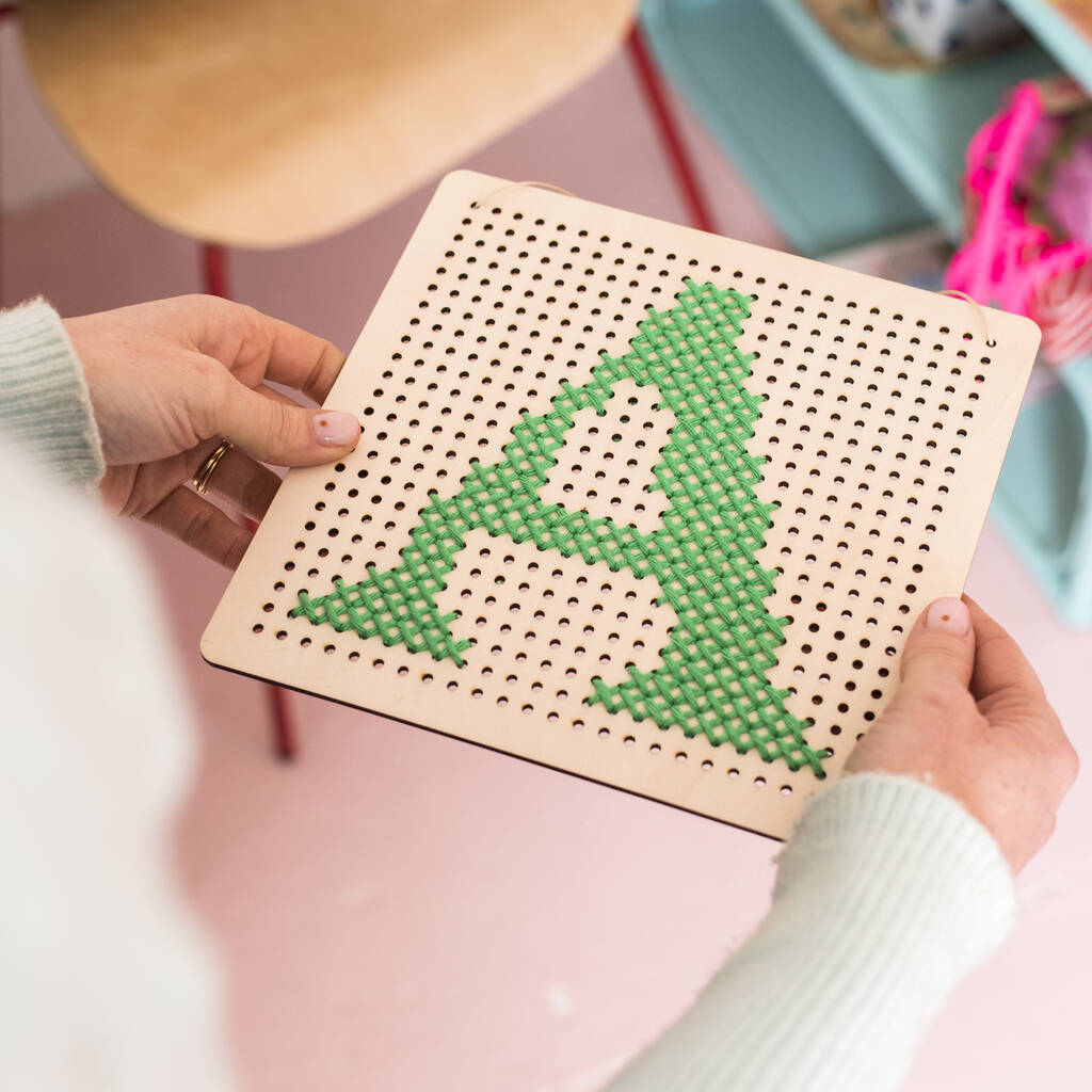 Cross Stitch Pegboard Kit By Cotton Clara