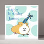 Personalised Guinea Pig Girl Or Boy's Birthday Card, thumbnail 2 of 3