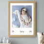 Personalised New Baby Birth Announcement Photo Art, thumbnail 2 of 11