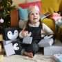 Penguin Family Recyclable Wrapping Paper Kit, thumbnail 1 of 11