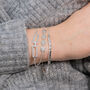 Sterling Silver Love Bracelet, thumbnail 3 of 5