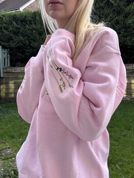 Enchanted Garden Elf Embroidered Sweatshirt, 5 of 7