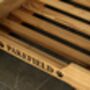 Engraved Oak Dog Bed With Bespoke Sizes, thumbnail 6 of 12