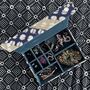 Jewellery Box With Button Closure, Partitions Inside, thumbnail 8 of 8