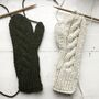 Melrose Mittens Knitting Kit, thumbnail 3 of 6