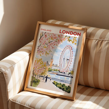 London Travel Inspired City Poster, 6 of 9