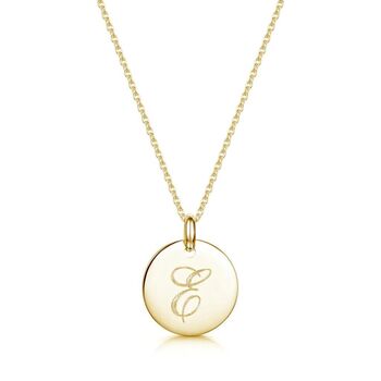 Personalised 18 K Gold Plated Initial Necklace, 5 of 10