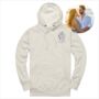Embroidered Outline From Photo Unisex Hoodie, thumbnail 8 of 12