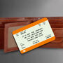 Personalised Train Ticket Wallet Card, thumbnail 1 of 3
