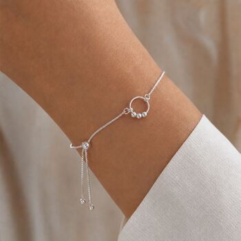 30th Birthday Bead Slider Bracelet, 3 of 4