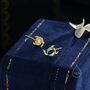 Sterling Silver Little Monster Stud Earrings, thumbnail 5 of 12