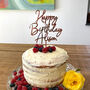 Personalised Mirrored Birthday Cake Topper, thumbnail 1 of 4