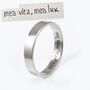 Personalised Handwriting Secret Message Ring, thumbnail 5 of 7