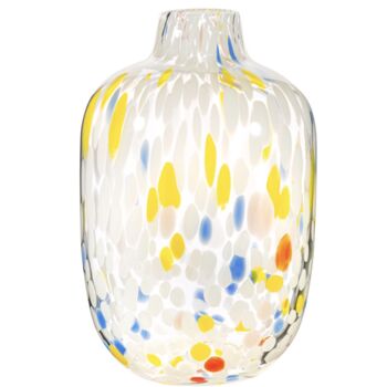 Multicoloured Speckled Glass Vase, 3 of 6